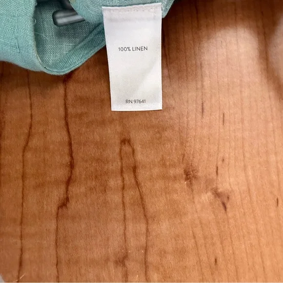 J Jill Love Linen 100% Linen Lemon Print Dress Sz XL - Picture 7 of 8